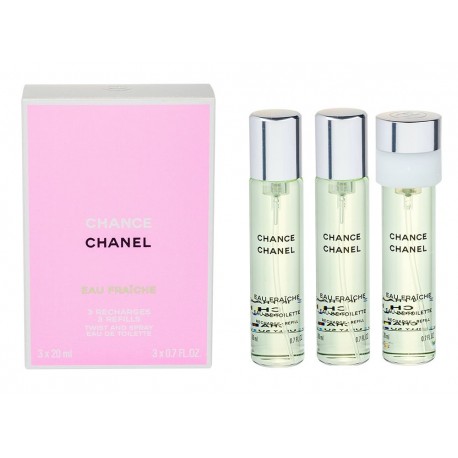 Chanel Chance Eau Fraiche Woda Toaletowa 3x20ml