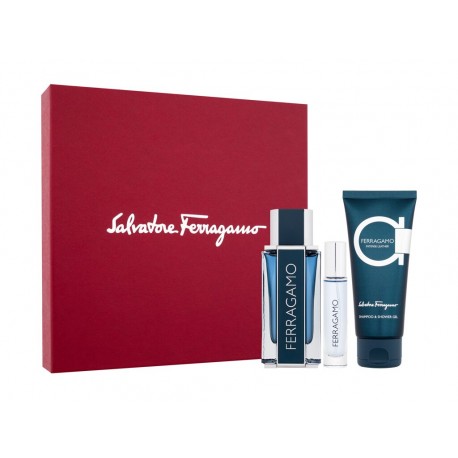 Salvatore Ferragamo Ferragamo Intense Leather Woda Perfumowana 100ml Zestaw