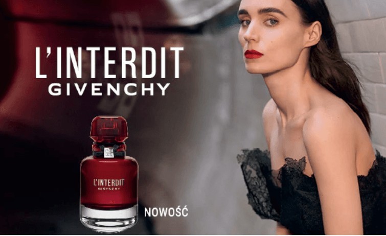 Givenchy L´Interdit Rouge Woda Perfumowana 50ml Zestaw
