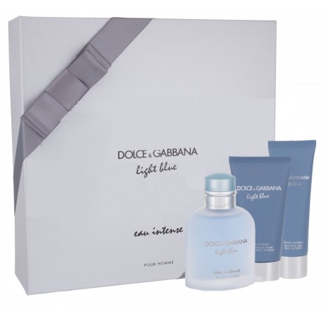 Dolce & Gabbana Light Blue Eau Intense Pour Homme 100ml Zestaw