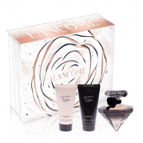 Lancome La Nuit Tresor zestaw Woda Perfumowana 30ml + balsam do ciała 50ml + żel pod prysznic 50ml