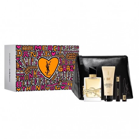 Yves Saint Laurent Libre Pour Femme zestaw Woda Perfumowana 50ml + balsam do ciała 50ml + Volume Effet Faux Cils mini tusz do r