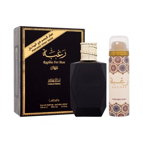 Lattafa Raghba Woda Perfumowana 100ml Zestaw