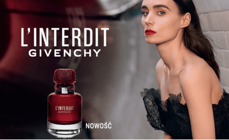 Givenchy L'Interdit Rouge Woda Perfumowana 50ml Zestaw