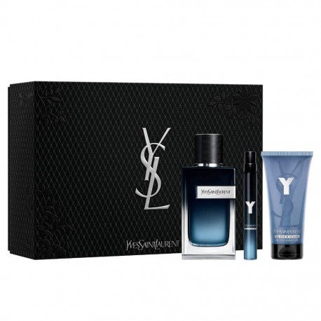 Yves Saint Laurent Y Pour Homme zestaw Woda Perfumowana 100ml + Woda Perfumowana 10ml + żel pod prysznic 50ml