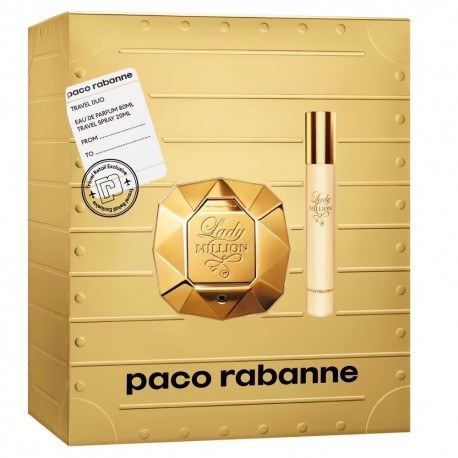 Paco Rabanne Lady Million zestaw Woda Perfumowana 80ml + Woda Perfumowana 20ml