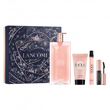 Lancome Idole zestaw Woda Perfumowana 100ml + balsam do ciała 50ml + Woda Perfumowana 10ml + mini tusz do rzęs 2ml
