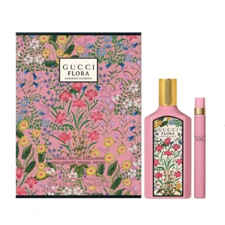 Gucci Flora Gorgeous Gardenia zestaw Woda Perfumowana 100ml + Woda Perfumowana 10ml
